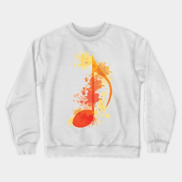 Music Note Crewneck Sweatshirt by MajorCompany